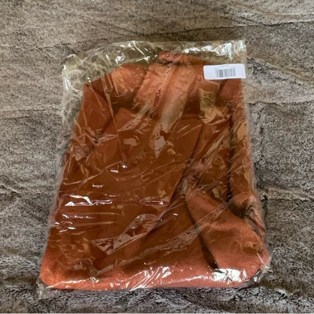Modena Rust Brown Dolman Sleeve Bodycon Sweater Dress Lulus - Picture 8 of 12